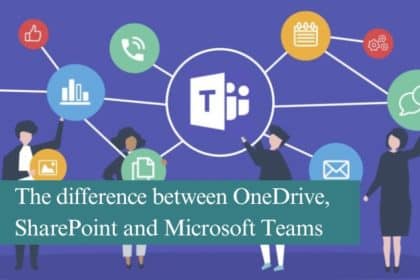 The difference between OneDrive, SharePoint and Microsoft Teams